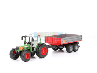 Bruder 02104 traktor Fendt z przyczepą