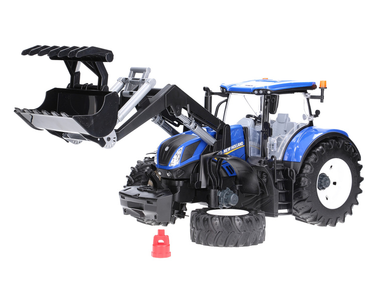 Zestaw traktor New Holland 03121 z owijarka do siana 02122