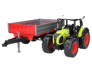 Traktor zdalnie sterowany RC Claas Arion 660 z przyczepą