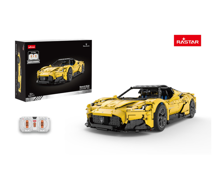 Zdalnie sterowany samochód Maserati MC20 Bricks RASTAR 93500 RC 1:8