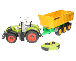 Zestaw traktor Claas zdalnie sterowany z przyczepą Joskin Bruder