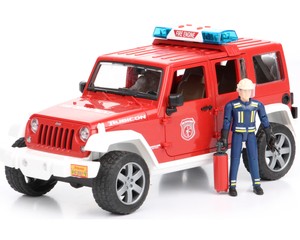 Bruder 02528 Jeep Wrangler straż pożarna z figurką