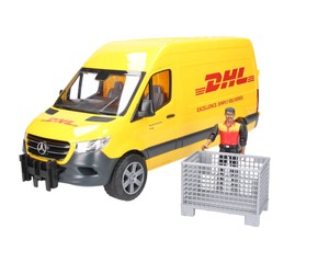 Bruder 02671 Mercedes Sprinter DHL z figurką kuriera i akcesoriami