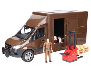 Bruder 02678 Mercedes Sprinter UPS kurier z paleciakiem