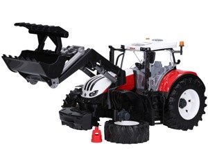 Bruder 03181 traktor Steyr z ładowaczem zdejmowane koła