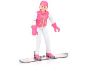 Bruder 60420 bWorld figurka kobiety na snowboardzie