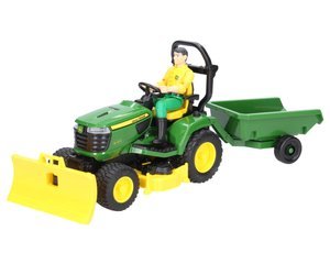 Bruder 62104 kosiarka samojezdna traktorek z  figurka ogrodnika