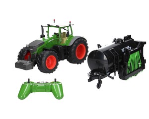 Traktor zdalnie sterowany Fendt 1050 Vario oraz beczkowóz Garant z rozlewaczem do ciągnika RC 1:16 Jamara