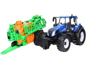 Zestaw traktor New Holland zdalnie sterowany z opryskiwaczem Amazone Bruder