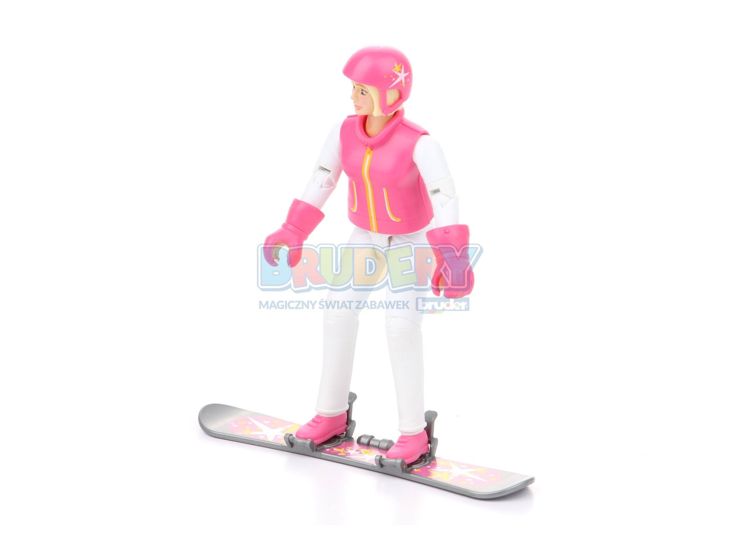 Bruder 60420 bWorld figurka kobiety na snowboardzie