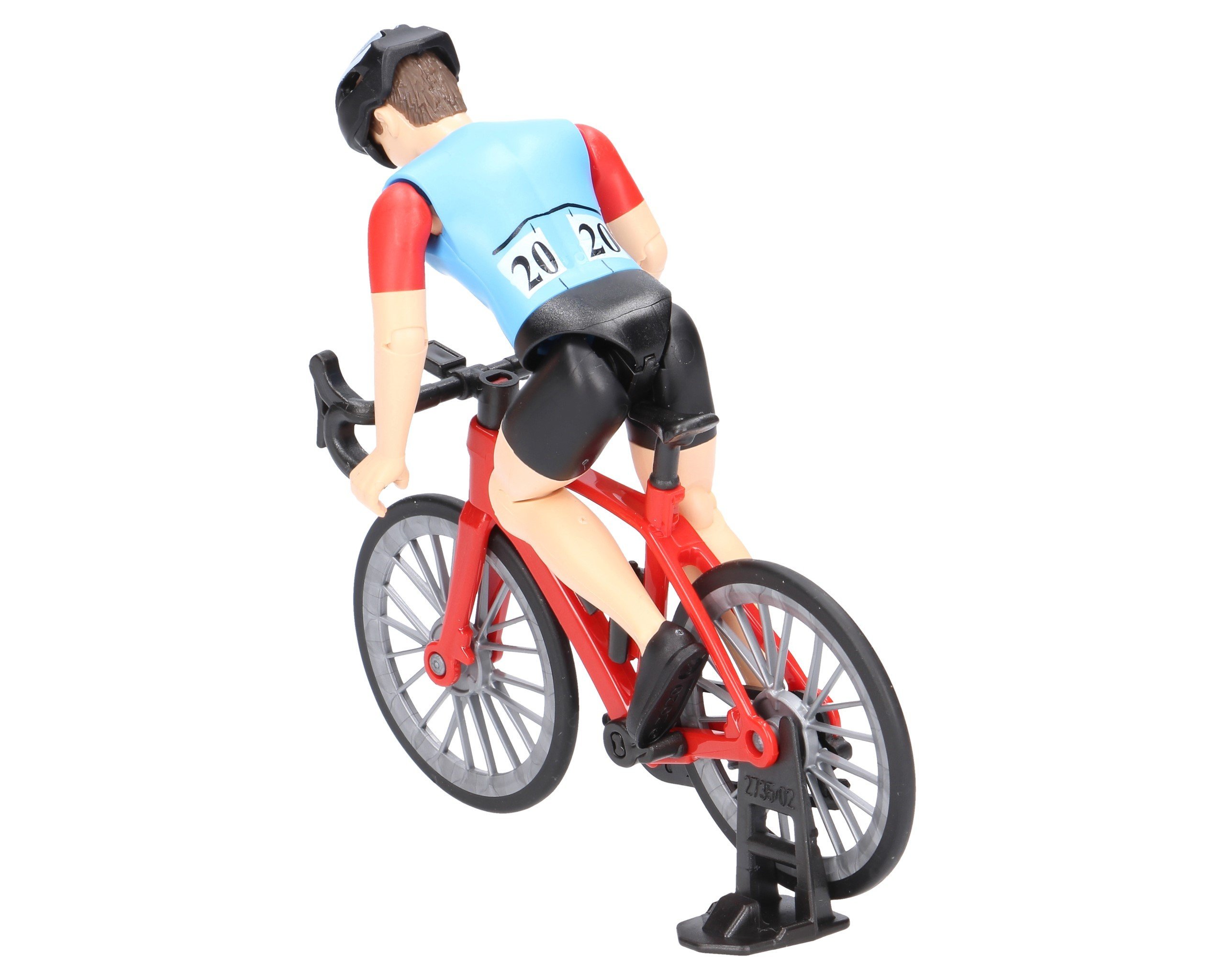 Bruder 63110 Figurka kolarza z rowerem szosowym kolarzówka