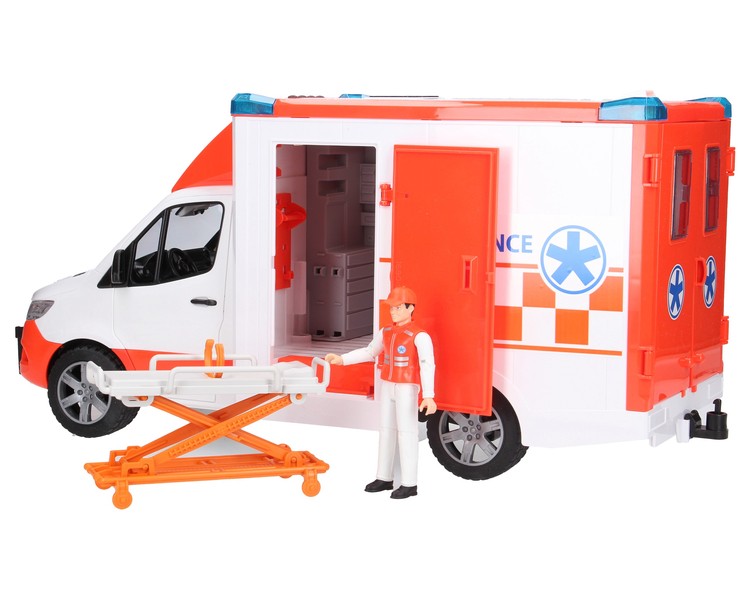 BRUDER 02676 karetka ambulans z figurką ratownika