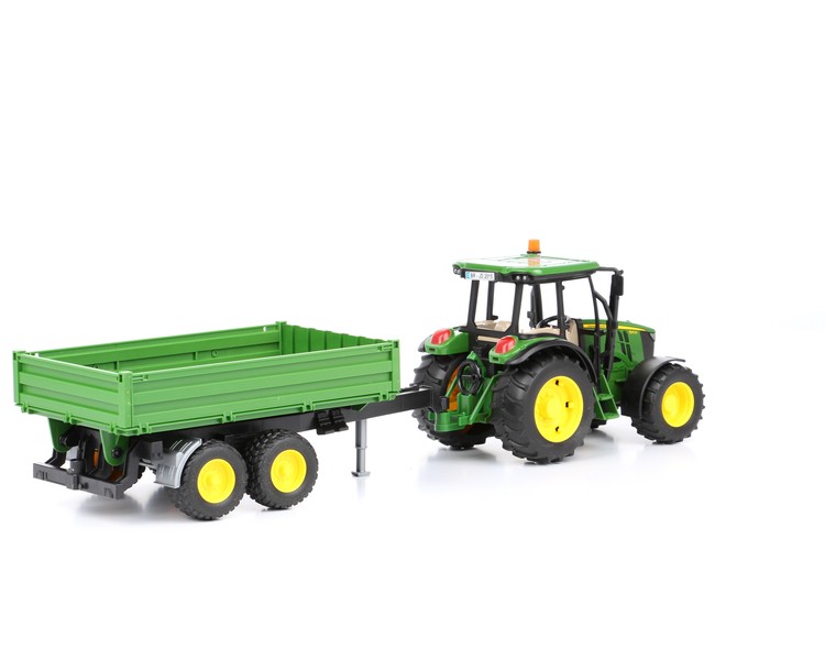 Bruder 02108 traktor John Deere z przyczepą