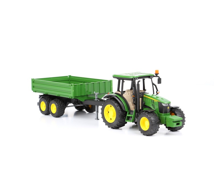 Bruder 02108 traktor John Deere z przyczepą