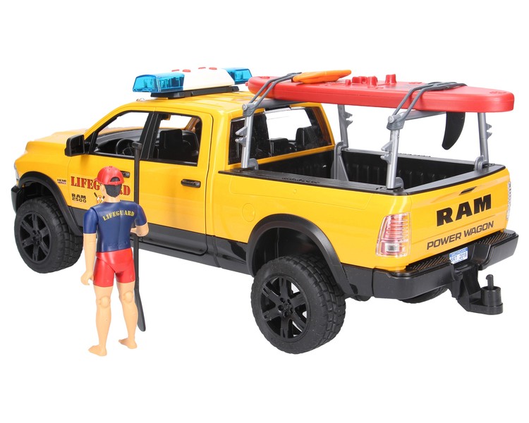 Bruder 02506 Pick-up  RAM 2500 Power Wagon ratownictwa wodnego z akcesoriami