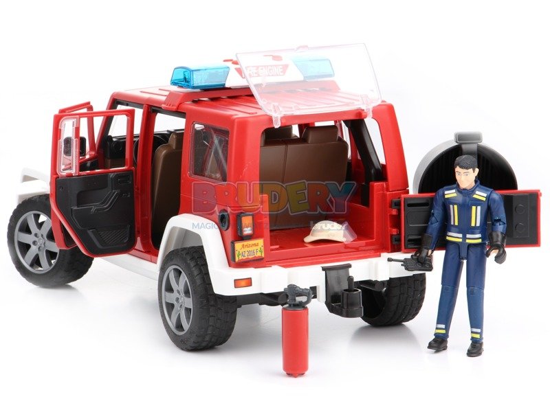Bruder 02528 Jeep Wrangler straż pożarna z figurką