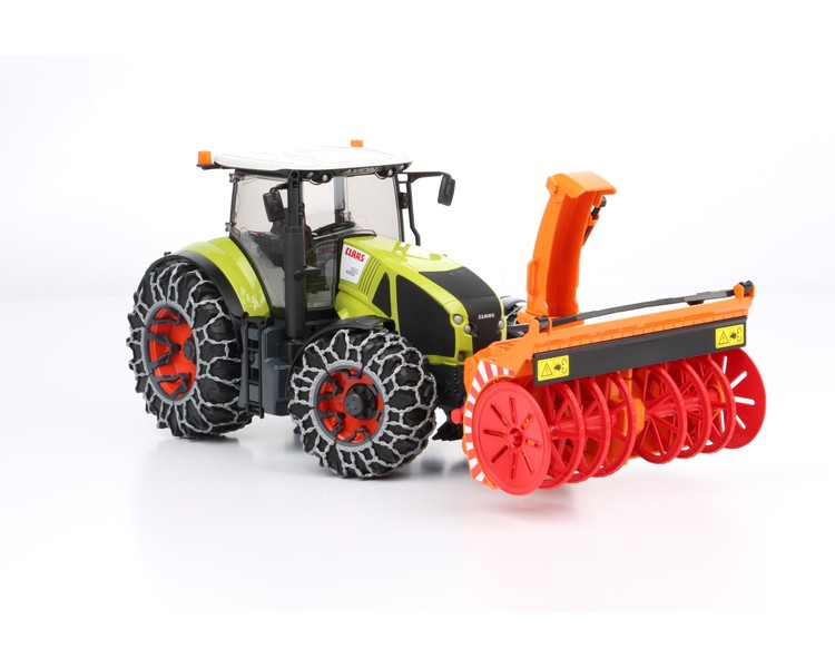 Bruder 03017 traktor Claas z pługiem śnieżnym