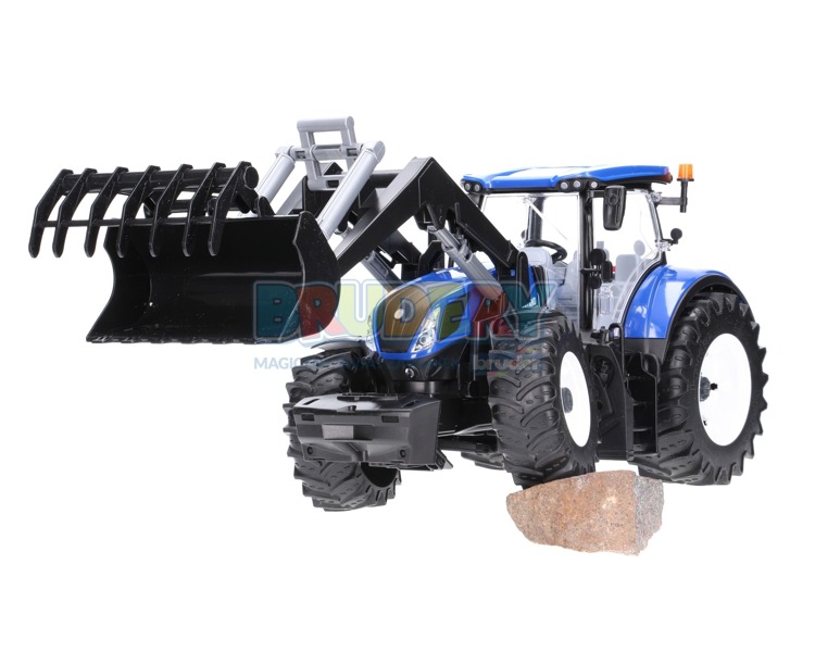 Bruder 03121 traktor New Holland T7 z ładowaczem zdejmowane koła