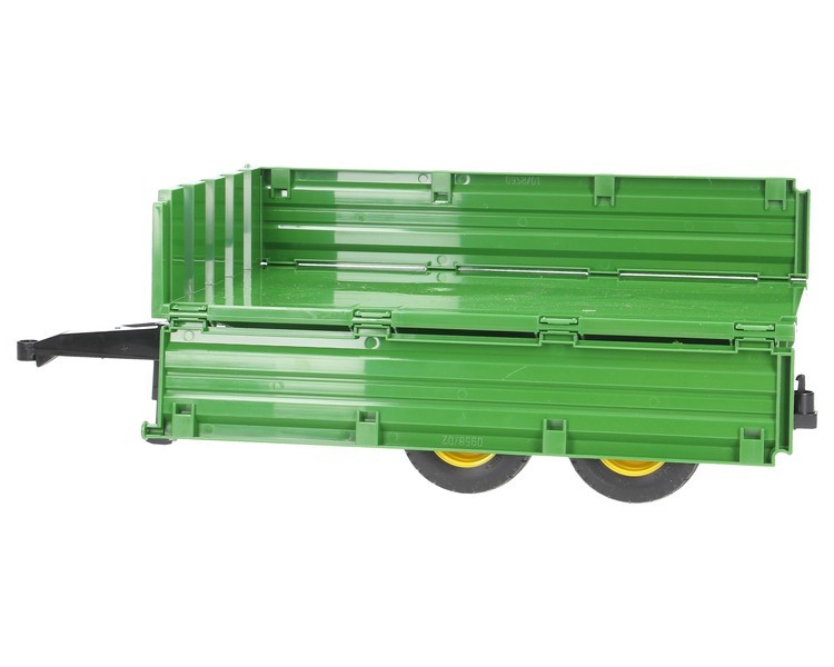 Bruder 03155 traktor John Deere 7R 350 z przyczepą i figurką