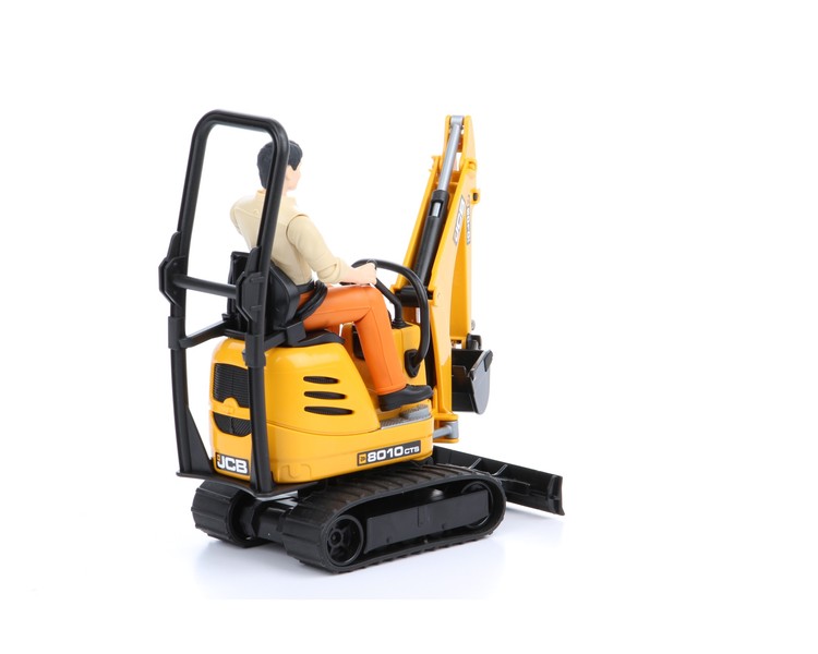 Bruder 62002 bWorld minikoparka JCB z figurką