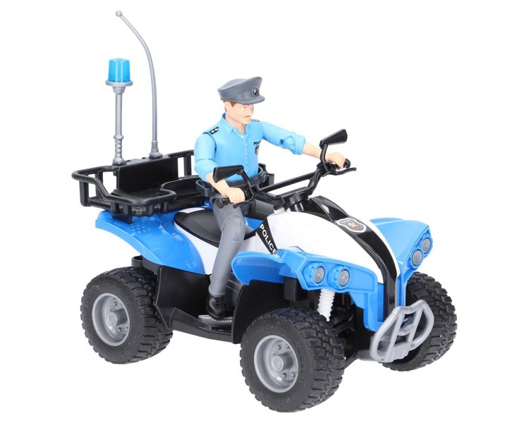 Bruder 63010 bWorld figurka policjanta na quadzie