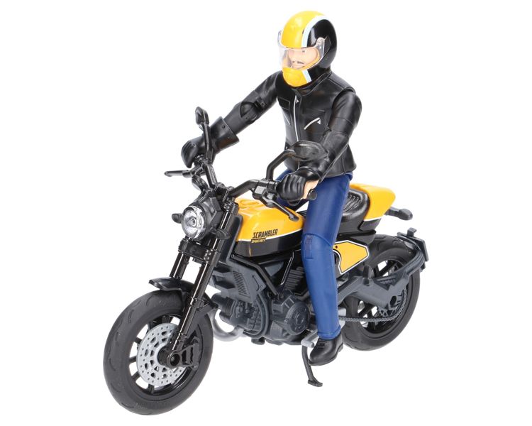 Bruder 63053 Motor Ducati Scrambler z figurką