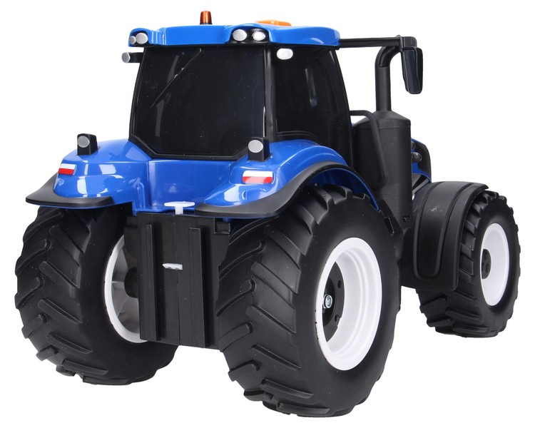 Traktor New Holland z dźwiękiem, światłami i napędem