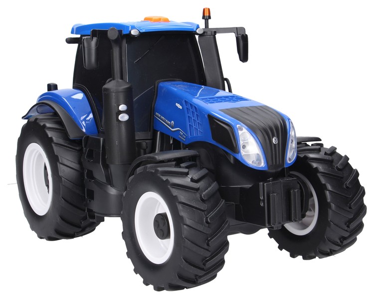 Traktor New Holland z dźwiękiem, światłami i napędem