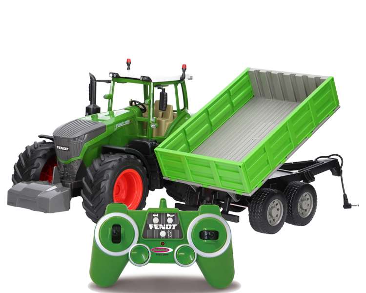 Traktor zdalnie sterowany Fendt 1050 Vario RC ze sterowaną przyczepą