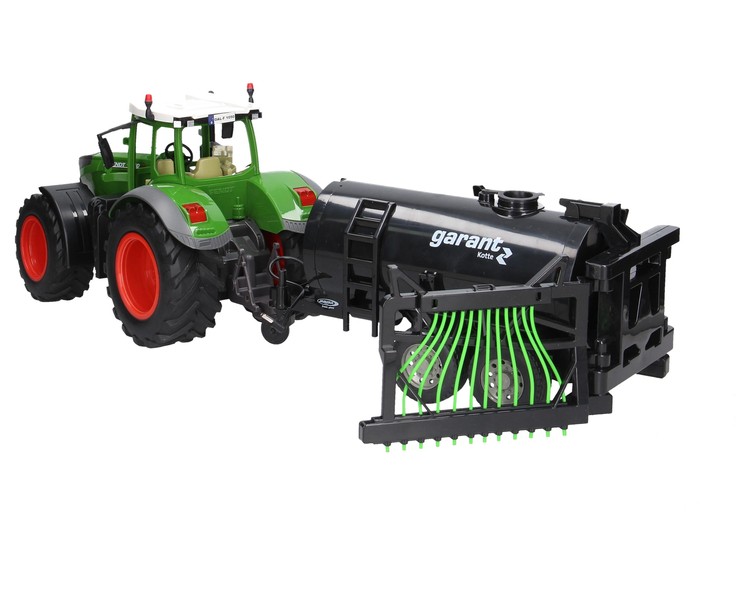 Traktor zdalnie sterowany Fendt 1050 Vario oraz beczkowóz Garant z rozlewaczem do ciągnika RC 1:16 Jamara 