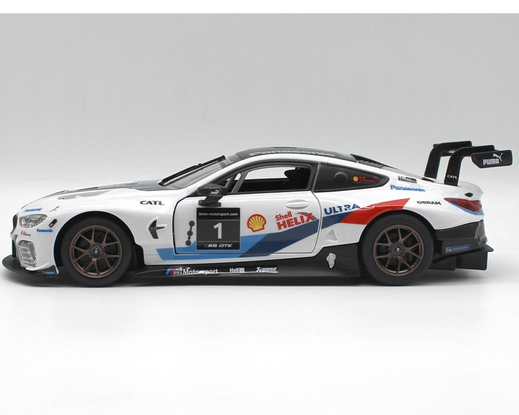 Zdalnie sterowany samochód BMW M8 GTE model do złożenia RASTAR 97200 RC 1:18