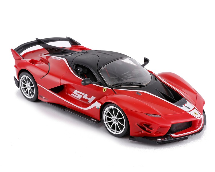 Zdalnie sterowany samochód Ferrari FXXK model do złożenia RASTAR 96900 R/C 1:18