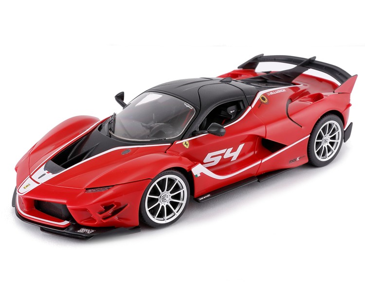 Zdalnie sterowany samochód Ferrari FXXK model do złożenia RASTAR 96900 R/C 1:18