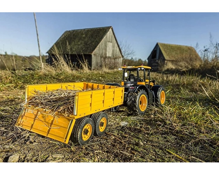 Zdalnie sterowany traktor JCB Fastrac z przyczepą 2,4GHz RTR Double Eagle E360