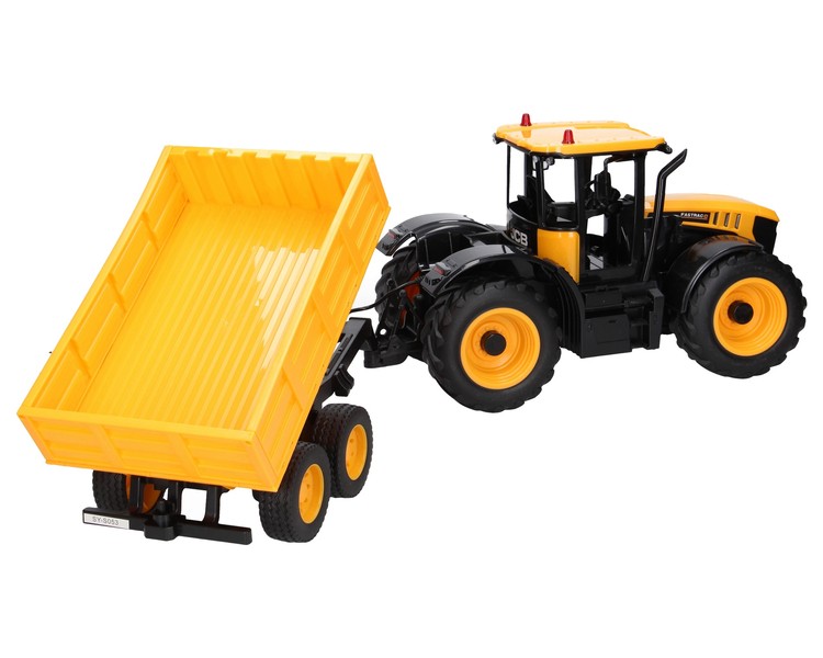 Zdalnie sterowany traktor JCB Fastrac z przyczepą 2,4GHz RTR Double Eagle E360