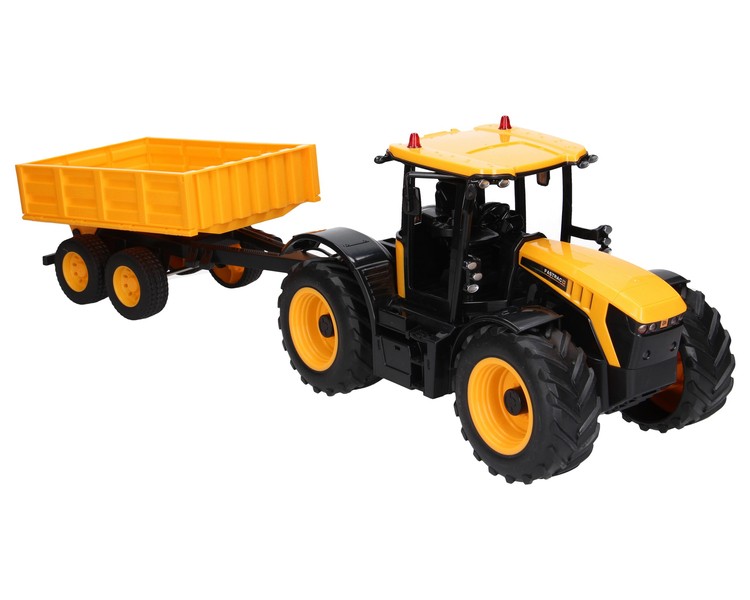 Zdalnie sterowany traktor JCB Fastrac z przyczepą 2,4GHz RTR Double Eagle E360