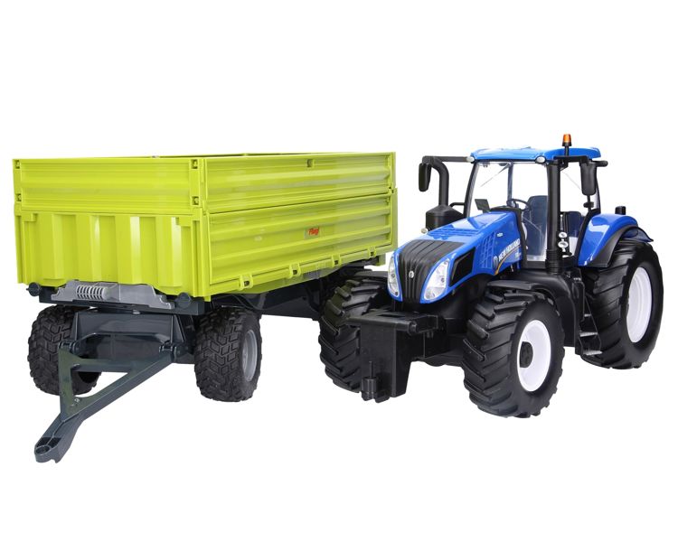 Zestaw traktor New Holland zdalnie sterowany z przyczepą z wywrotem Bruder