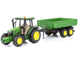 Bruder 02108 traktor John Deere z przyczepą