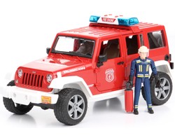 Bruder 02528 Jeep Wrangler straż pożarna z figurką