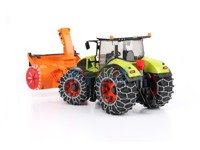 Bruder 03017 traktor Claas z pługiem śnieżnym