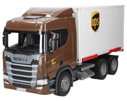 Bruder 03582 ciężarówka SCANIA UPS z paleciakiem