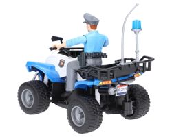 Bruder 63010 bWorld figurka policjanta na quadzie