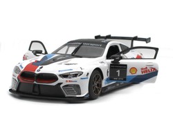 Zdalnie sterowany samochód BMW M8 GTE model do złożenia RASTAR 97200 RC 1:18