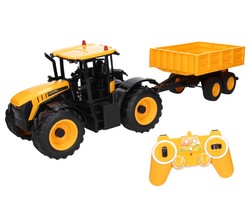 Zdalnie sterowany traktor JCB Fastrac z przyczepą 2,4GHz RTR Double Eagle E360